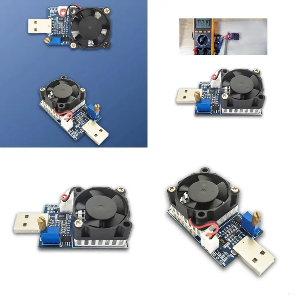 

896F Transportable Permanent Circuit Board USB Electronic Load 15W For Programmers