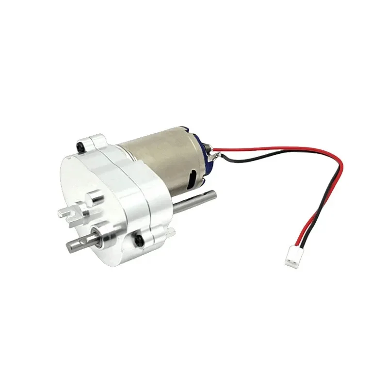 Metal Upgrade 370 Motor Gearbox for MN 1/12 Tank 300 RC Car Spare Parts