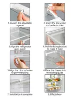 Cajonera transparente para frutas nevera