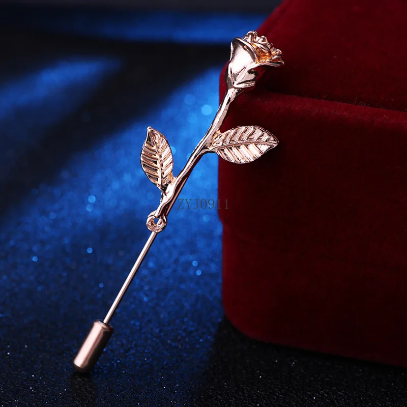 * Moda Uomo Donna Albero Foglie Animale Perla Rosa Spilla ad ago lungo Scialle Cardigan Spille Spille Colletto della camicia Accessori