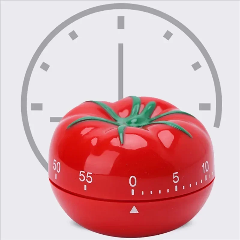 100% Brand New and High Quality Kitchen Timer Tomato Countdown Reminder Mechanical Timer Kitchen Accessories