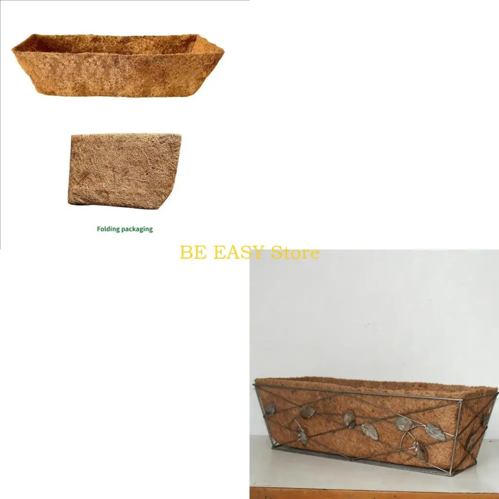 E28F 2Lots Breathable Coconuts Husk Liners Perfect For Window Boxes And Planter