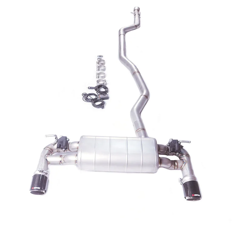 

[Custom product] For 16 BMW M240I 3.0T F22 two-drive Catback 304 stainless steel adjustable exhaust system silencer tube
