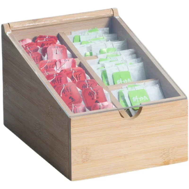 

Instant Coffee Bar Storage Box Companion Sugar Pack, Tea Pack, Divided Basket, Hotel Western Restaurant Special Shelf