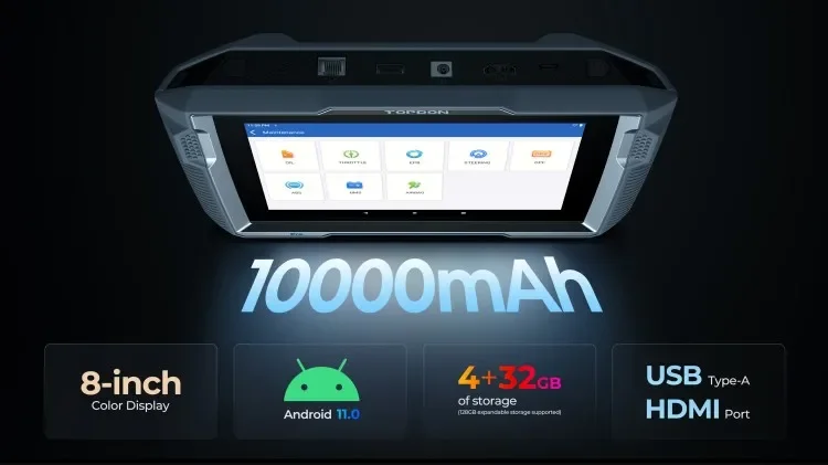 Picture 4: TOPDON T-Ninja Pro Professional Portable Smart Automotive Vehicle Car Diagnostic Scanner Key Programming Tools Key Programmer