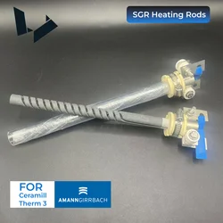 Double Spiral Type SiC Heating Rod Pack of 2 SCR Heating Elements for Ceramill Therm 3 Dental Zirconia Sintering Furnace