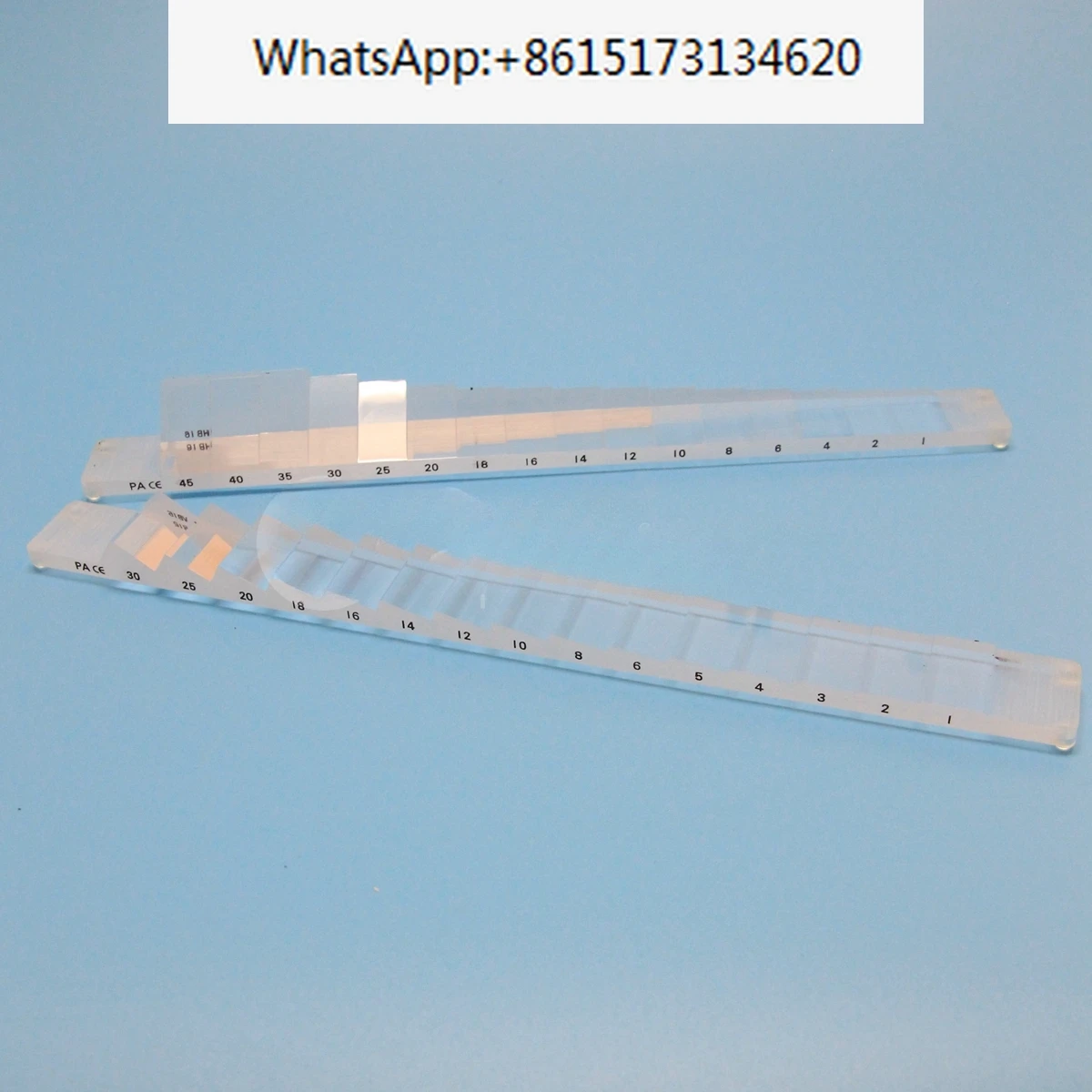 Optometry Prism Bars Vertical and Horizontal Bar 31 Diopters | Aluminium Carrying Case | PB31 Ship From Poland