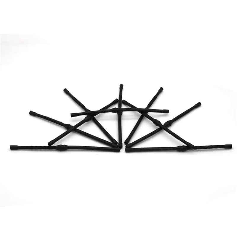 

100 Black Fuel Hose Pipe For Chinese Chainsaw 4500 5200 45Cc 52Cc 58Cc MT-9999 Plastic Fuel Hoses Pipes Tool Part