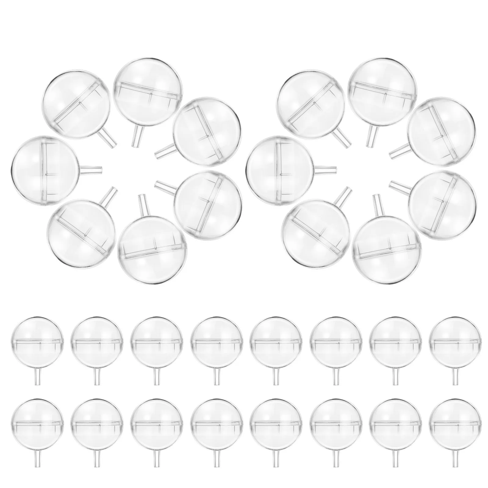 

200 шт. пластиковых коробочек для конфет, прозрачные держатели для шоколадных шариков, для букетов, свадебных композиций, упаковка для центральных элементов стола, аксессуары