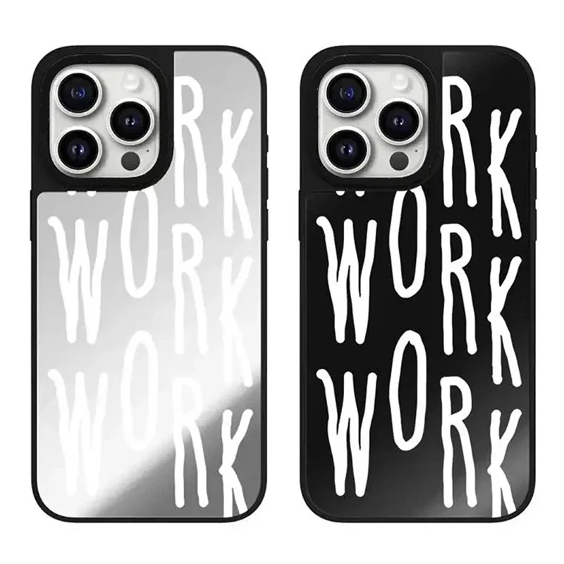 

Work Mirror Magnetic Phone Case Cover for IPhone 11 12 13 14 15 Pro Max Case