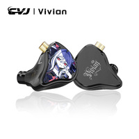 CVJ Vivian In Ear Earphones10mm Dual Magnetic Sound 3 Tuning Modes Music Movies Gaming Ergonomic Design Ideal for HiFi Upgrade
