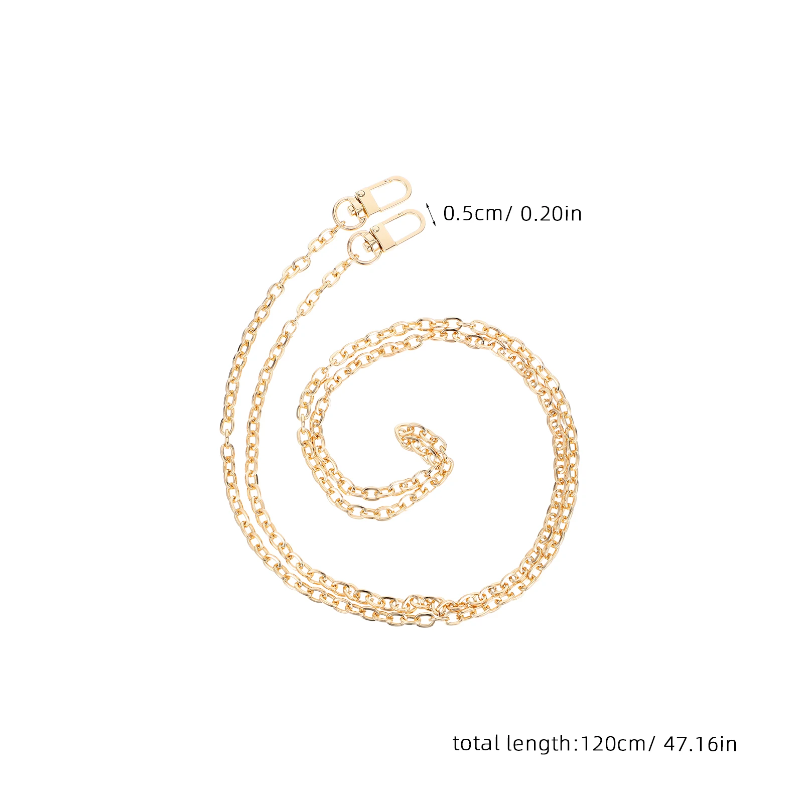 المرأة استبدال المعادن لحقيبة اليد حقيبة الكتف الضوء الذهبي دائم قابل للتعديل Crossbody حزام الكتف محفظة محفظة معدنية