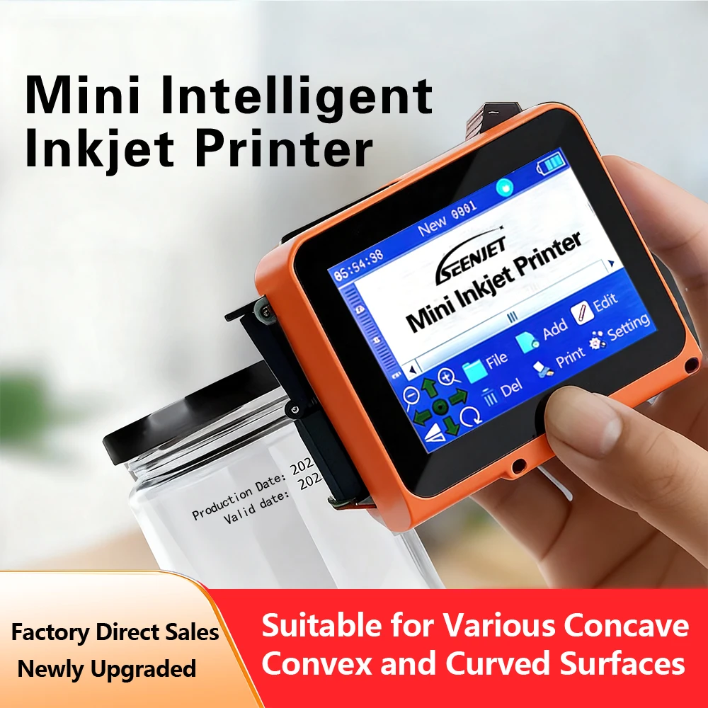 Small Inkjet Coding Machine Portable Packaging Expiry Date Printer Codificadora Handheld TIJ Printer