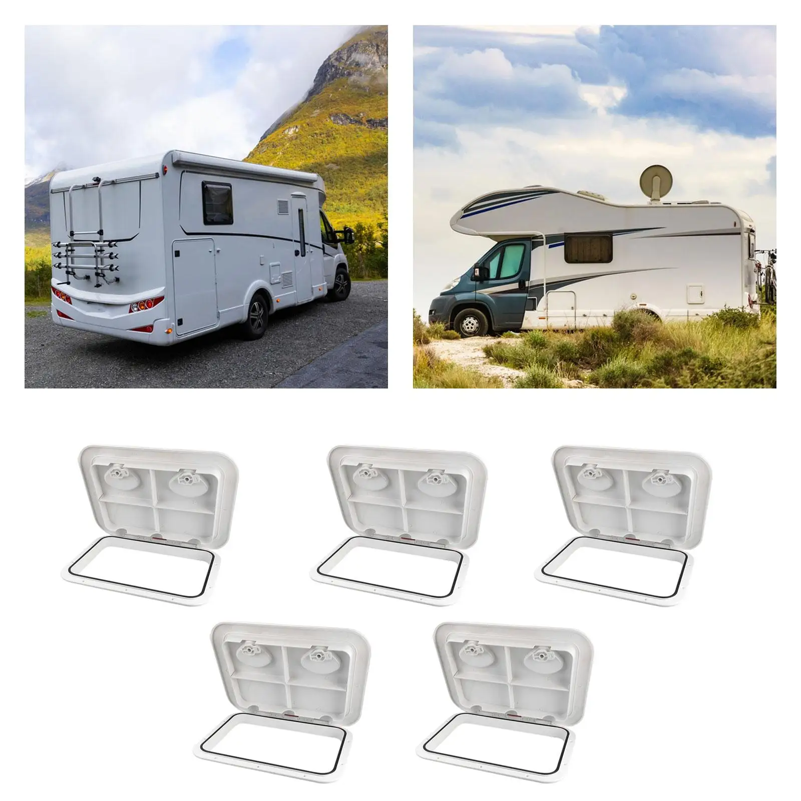 

Weatherproof Boat Hatch Cover Engineering Nylon Access Hatch for Marine RV Deck Storage Solution