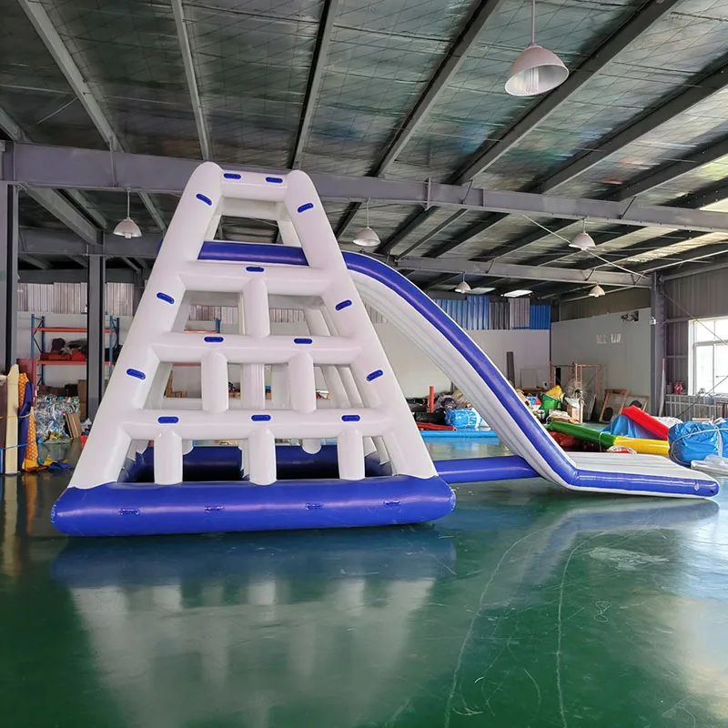 PVC inflatable sea river surface large inflatable slide play water entertainment toy water amusement