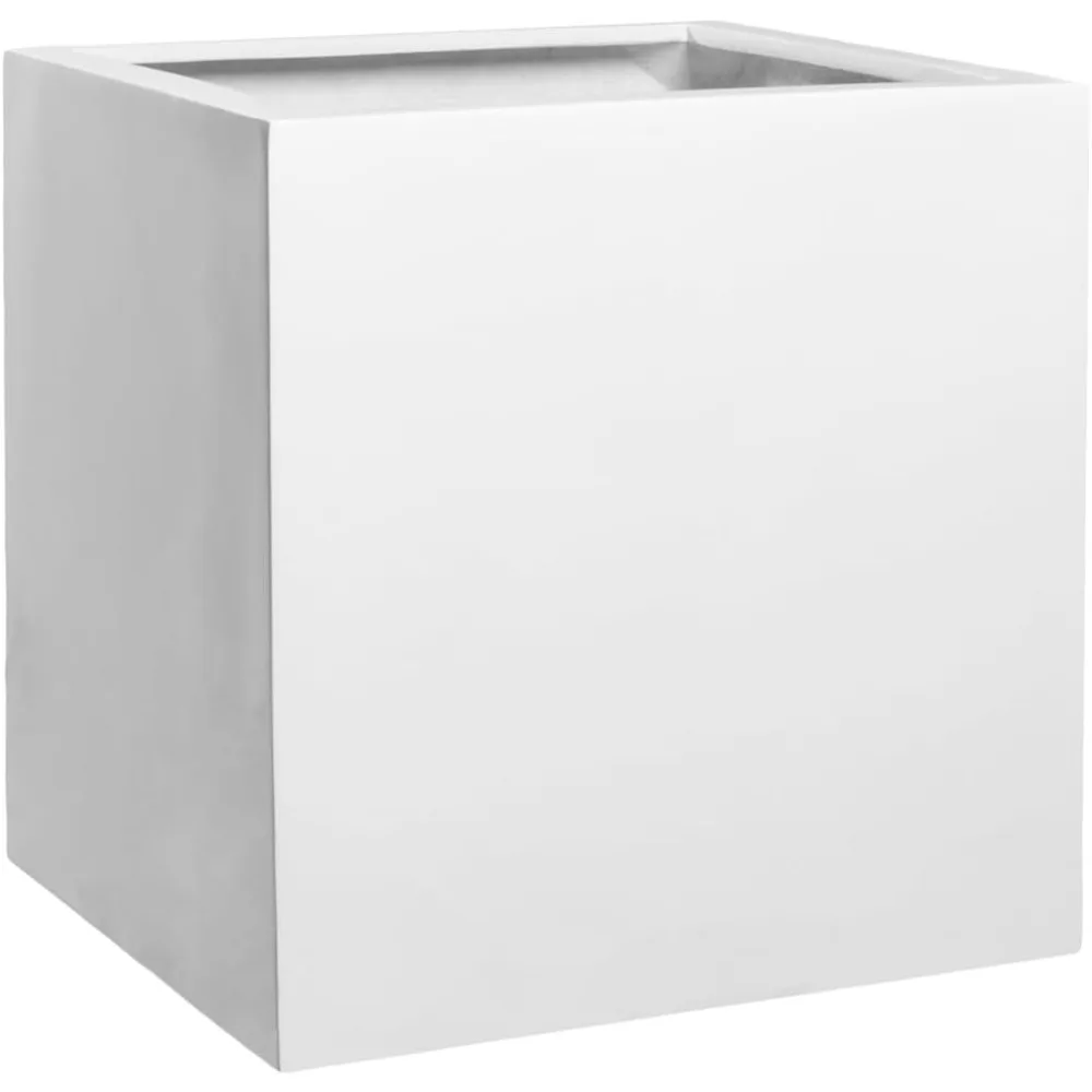 

Large Square Planter Pot - Indoor Outdoor Planter Box Elegant Cube Shaped Flower Tree Pot