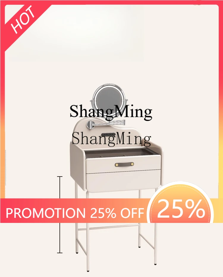 

ZYY Exquisite Luxury dresser mini small apartment bedroom modern simple master bedroom very narrow bedside makeup table