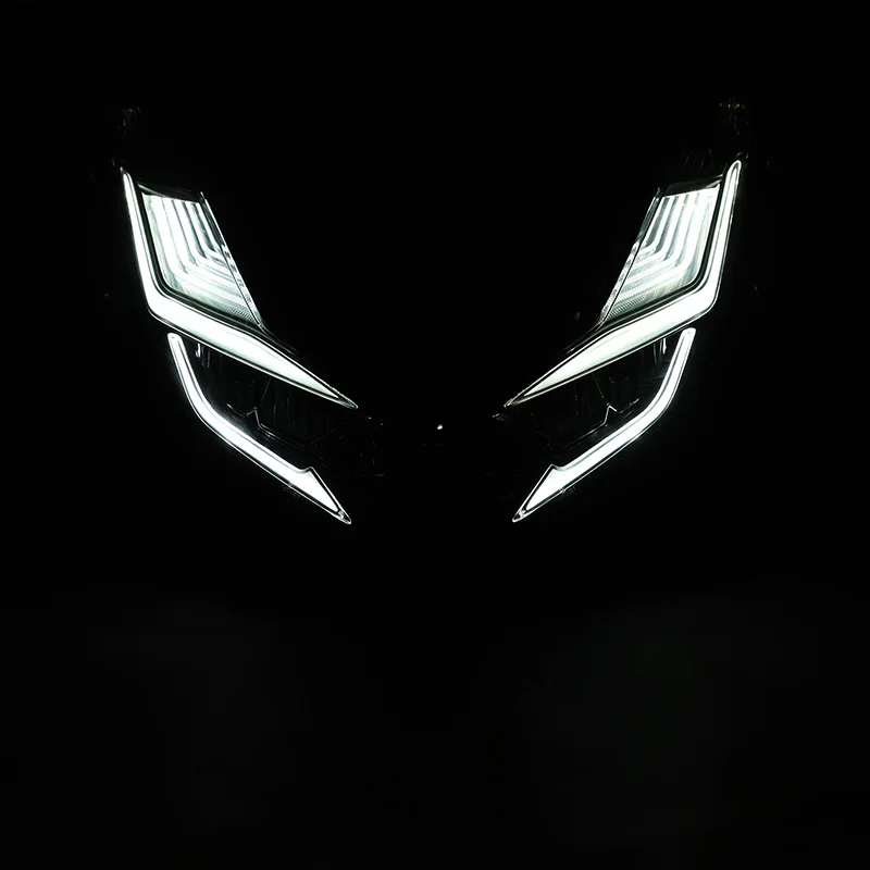 Motorcycle LED Front Headlight Assembly For Honda PCX160 2020-2024 PCX125 2021-2024 E-mark