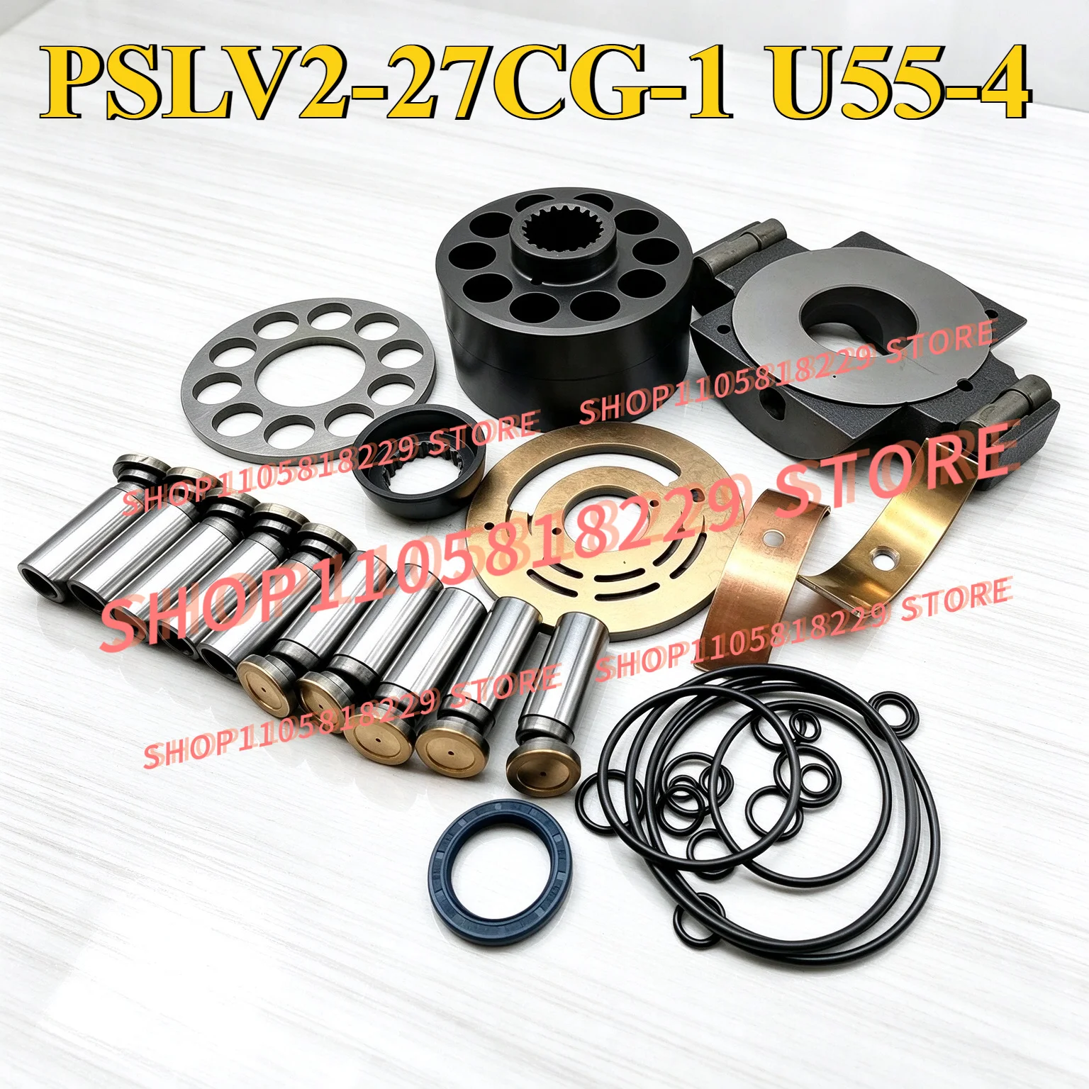 PSVL2 Excavator Hydraulic Pump Accessories PSVL2-27CG Pump Rotation Set Kit for PSLV2-27CG-1 U55-4