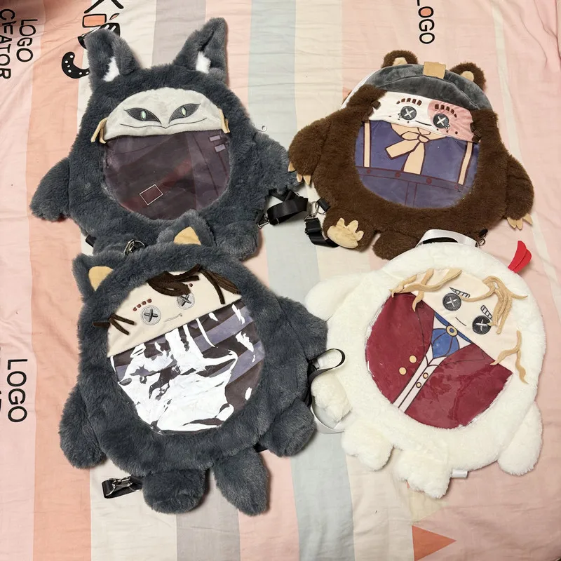 

Аниме-игра Identity V Cos Norton Campbell Ithaqua Frederick Kreiburg Luca Balsa, милая плюшевая сумка для боли, рюкзак, подарок