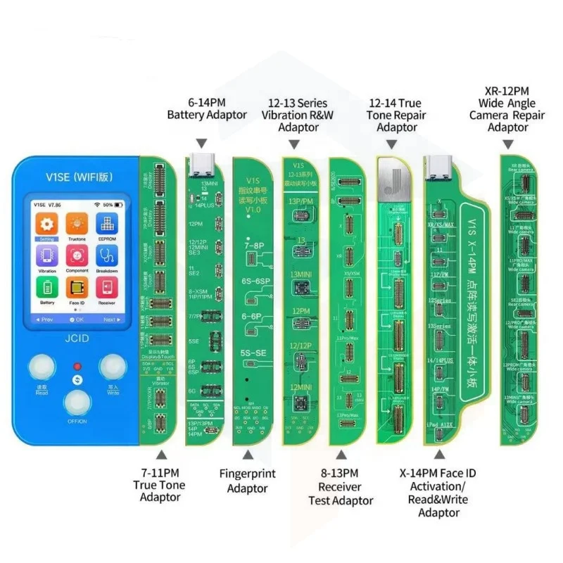

Bateria Repare Flex JCID V1S Battery Health Face Id Fingerprint Repair Programmer Mobile Repair Machine Phone Repair Tools