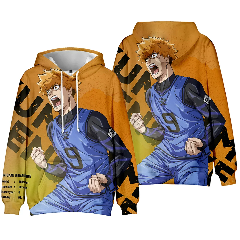 

The Newest 3D BLUE LOCK Hoodies Men Sweatshirts Women Unisex Tops Kids Comic Hooded Casual Boys Girls Anime Children's Pullovers