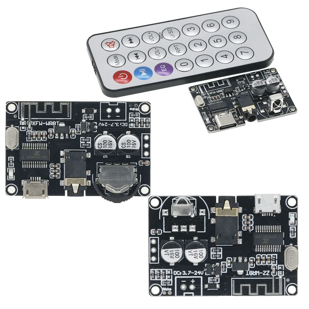 Compatible 4.0 4.1 4.2 5.0 Bluetooth Audio Receiver Board MP3 Lossless Decoder Board Wireless Stereo Music Module XY-WRBT