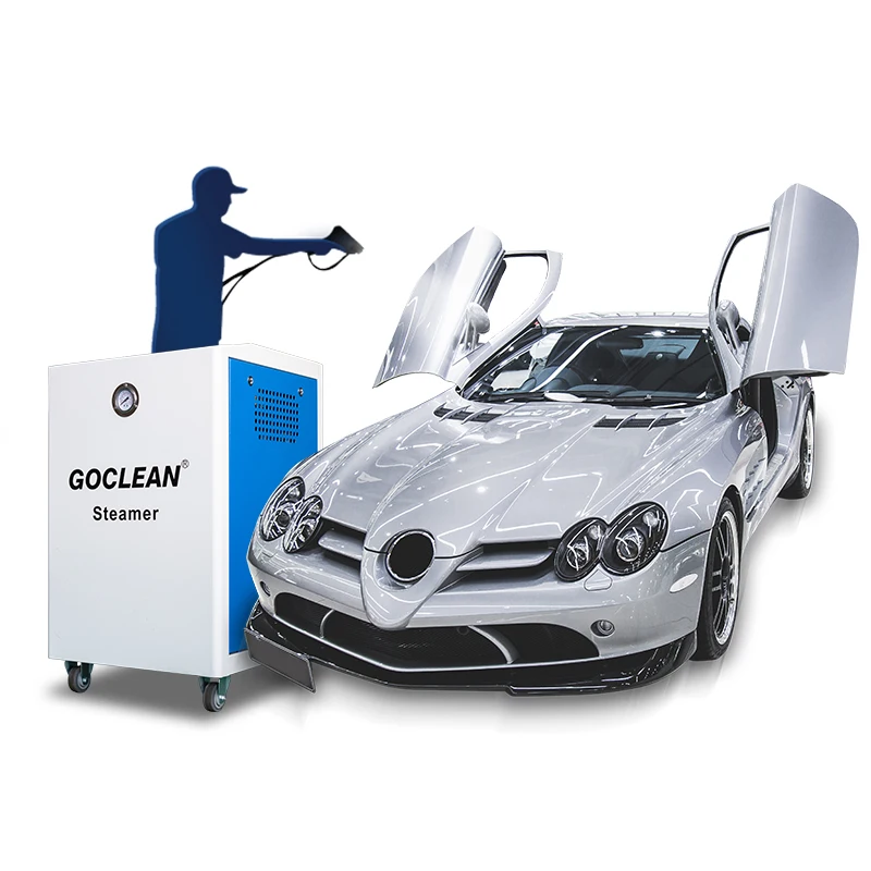 GOCLEAN 5L/Car Washer Care Detailing Mobile Optima Steamer Steam Vacuum Cleaner for Carpet Steam Car Wash Equipment Brand