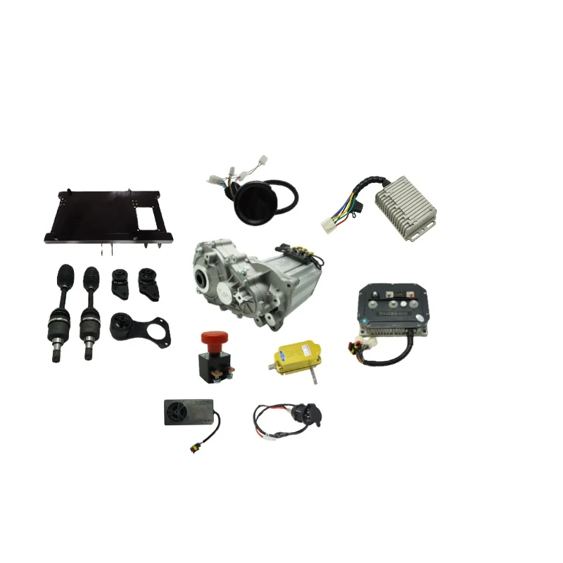 AC 4000W 72V Motor with DCDC electric power train kits for E-tuktuk