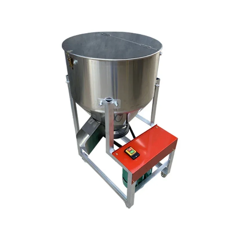 New Electric New Feed Mixer, Breeding Powder Mixer Stainless Steel Plastic Particle Color Mixer