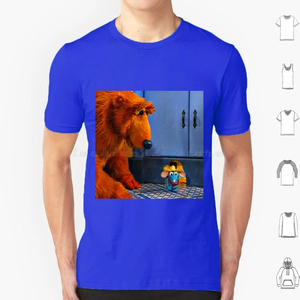 דוב והדוטר חולצה גדולה בגודל גדול 100% דוב כותנה בבית הכחול הגדול והבית הגדול הכחול הגדול בית החונכי הגדול