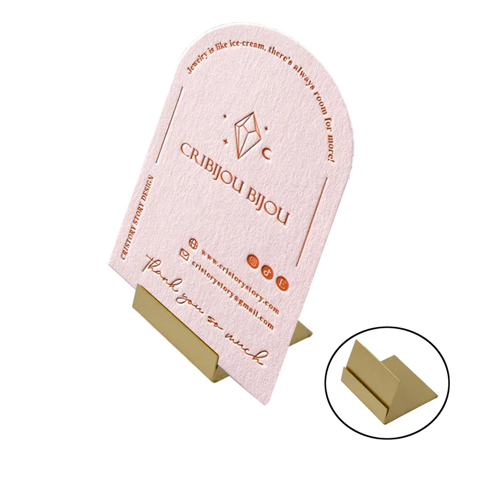 Place Card Holders Copper Table Number Stands Wedding Sign Elegant Message Name L Slant Display Stand image 3