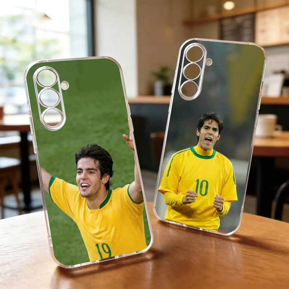 

Football R-Ricardos K-Kakas Phone Case Transparent Silicone Soft For SamsungA10,12,20,21S,30,31,40,50,51,52,70,71