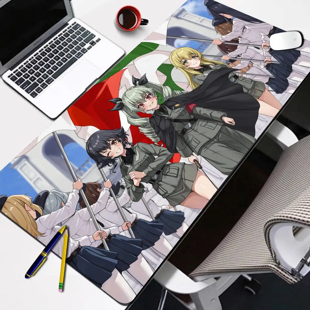 

Classic Anime Girls und Panzer Mouse Pad Keyboard Mousepad large 1200X600 mm Desk Mat PC Gamer Office Carpet Home Table pad
