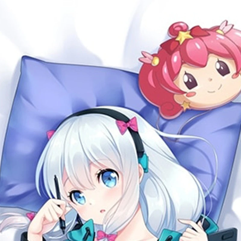 Dakimakura Anime Pillow Case Izumi Sagiri Double-sided Print Of Life-size Body Pillowcase Gifts