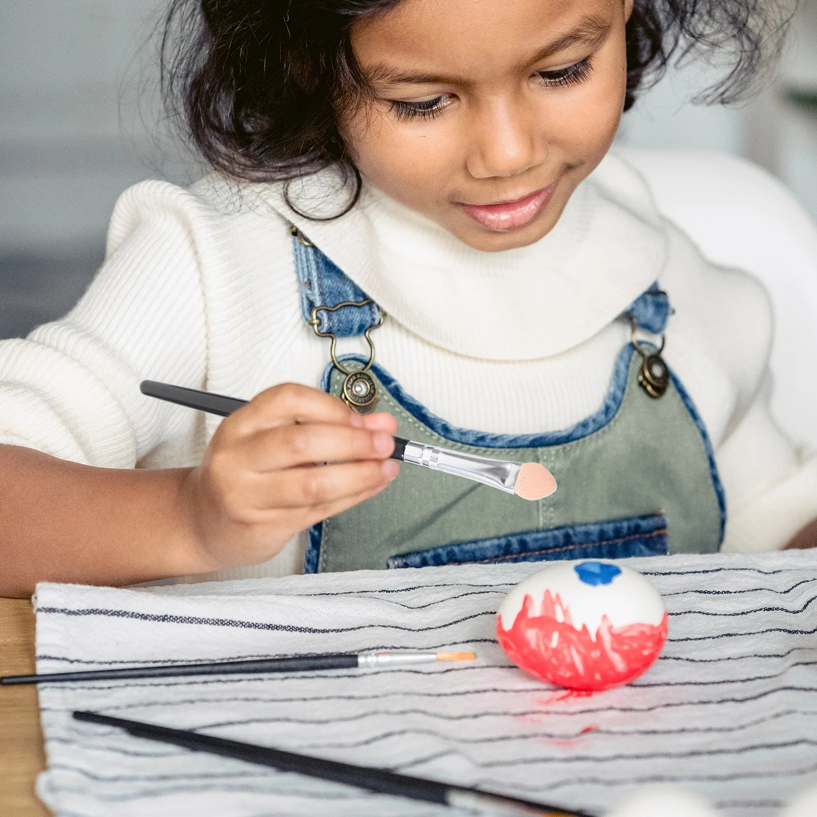 

48Pcs Multi-Use Sponge Paint Brushes Portable Lightweight Washable Sponge Brush Tools for DIY Art Projects Graffiti Paint