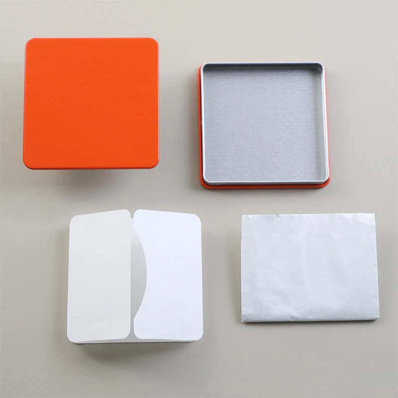 New Tin Storage Box Small Metal Storage Box Tea Jewelry Keys Coins Boxes Wedding Candy Storage Tin Can Organizer