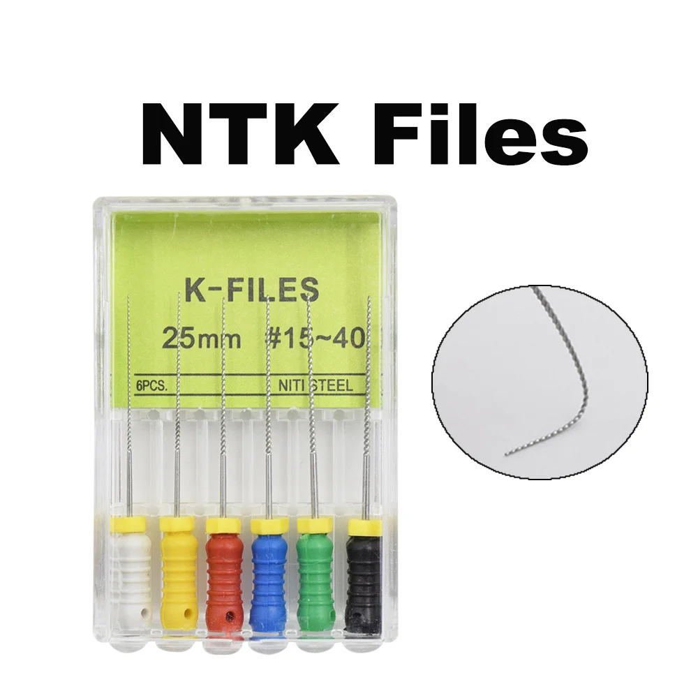 

Dental 10boxes Niti K File 21mm 25mm Endo Files #15-40 Root Canal Treatment Dentist Material Free Shipping