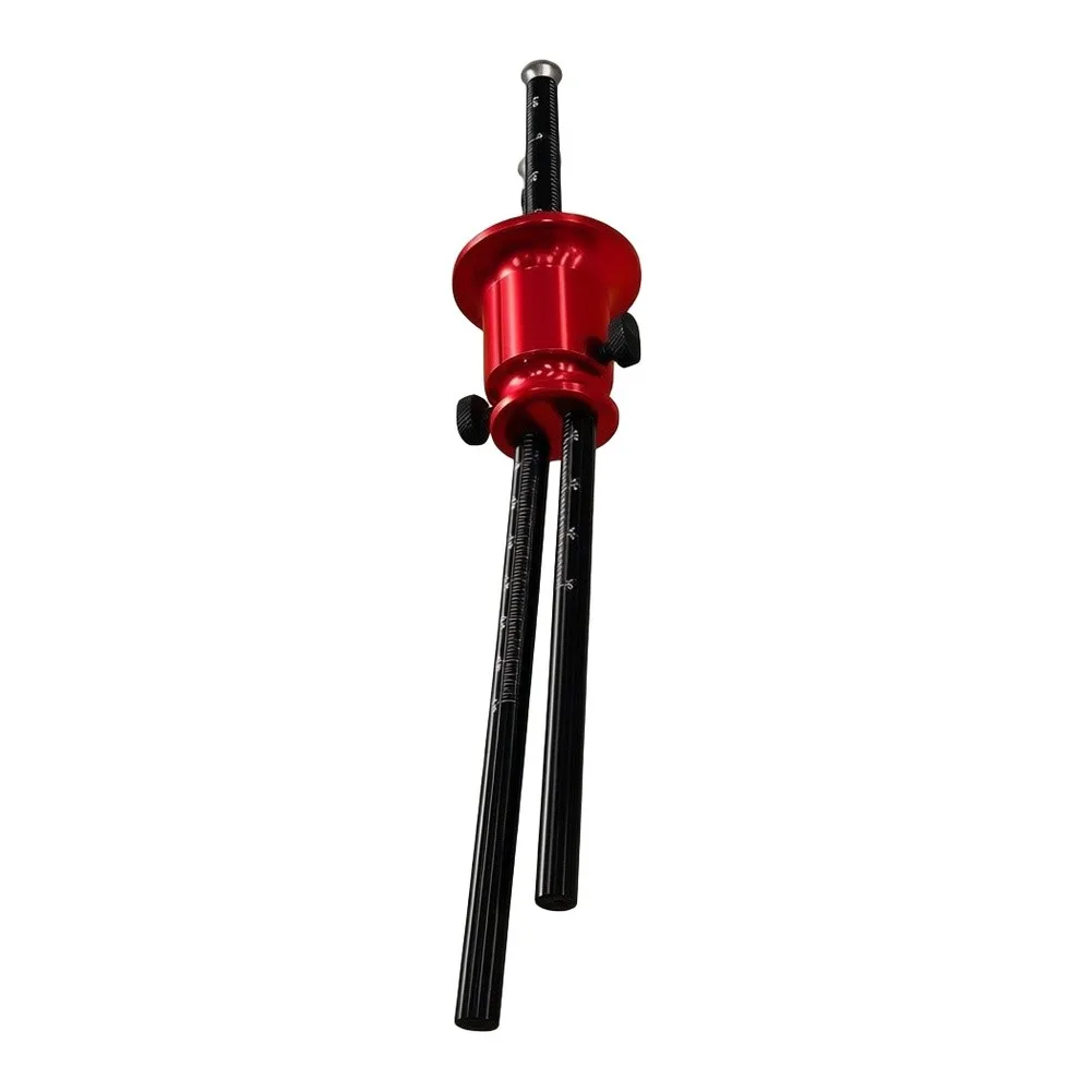 Dual Scribe Wood Marking Gauge CNC Aluminum Tool With Independent Locking Knobs For Woodworking Tenon Dovetail Layout