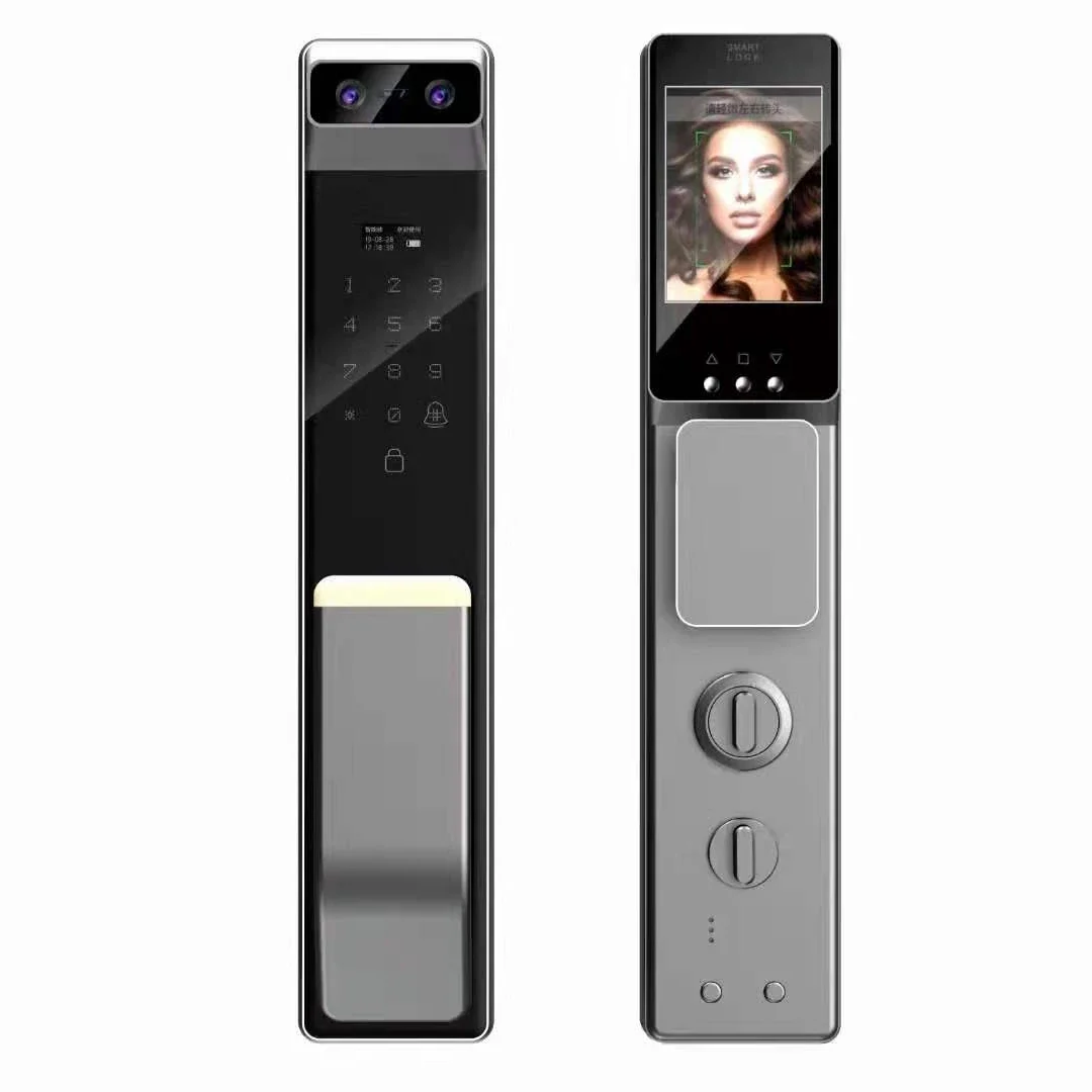 Top Selling Smart Door Lock System Electronic Digital Fully Automatic Face Recognition Lock Remote Control Smart Digital Lock