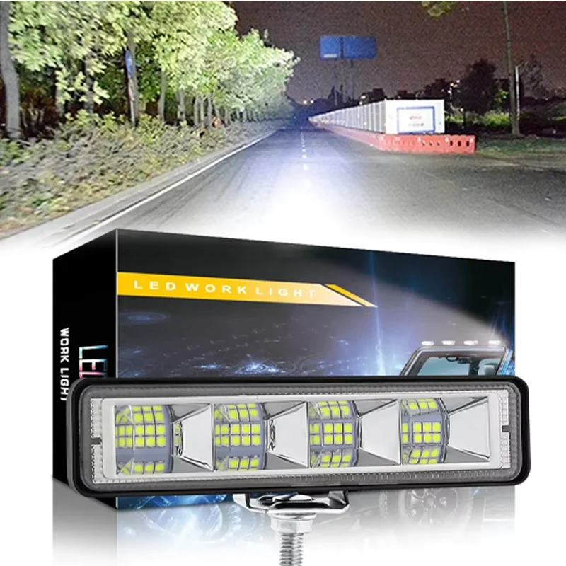 

Car Work Light 24Led DRL Spotlight Headlights High Quality Waterproof 6500K Cars Offroad Truck Driving Lamp Auto Automobiles