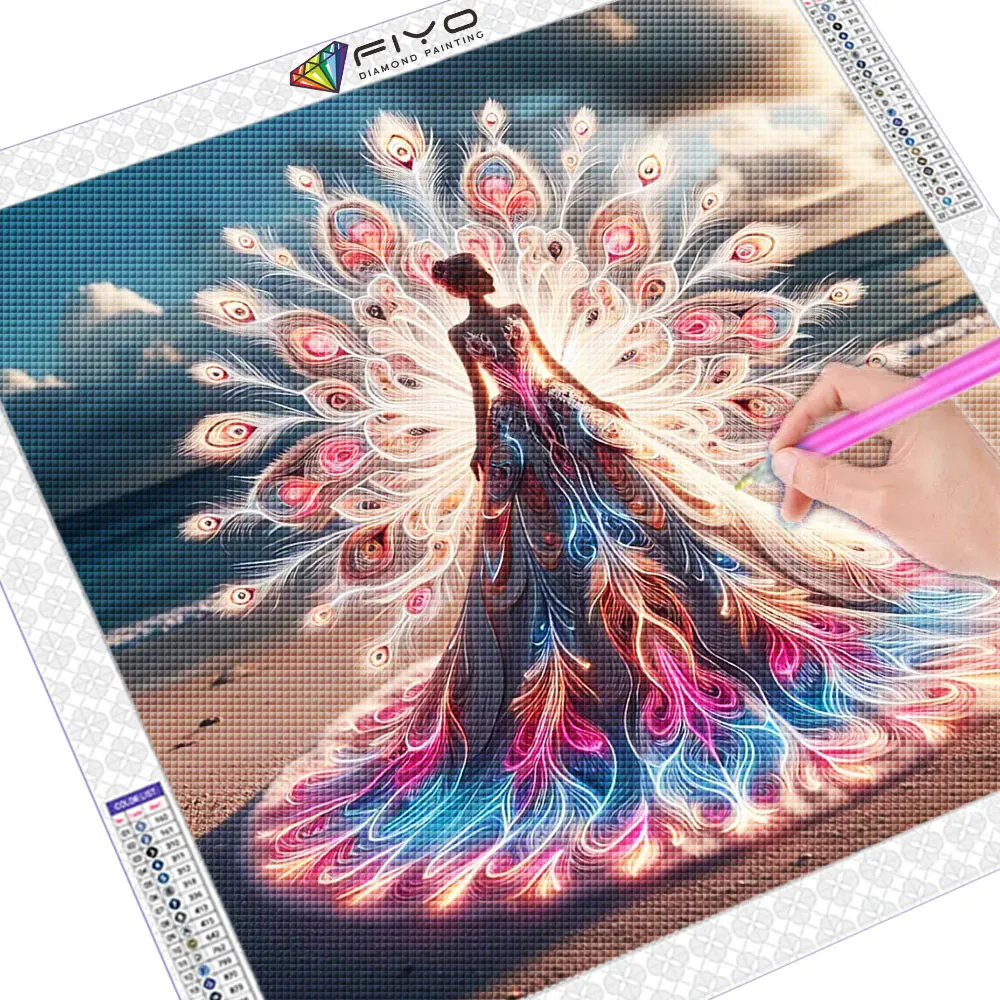 5D Diamond Painting Flower Girl Diamond Mosaic Floral Butterfly Rhinestone Picture Embroidery Art Cross Stitch Kits Home Decor