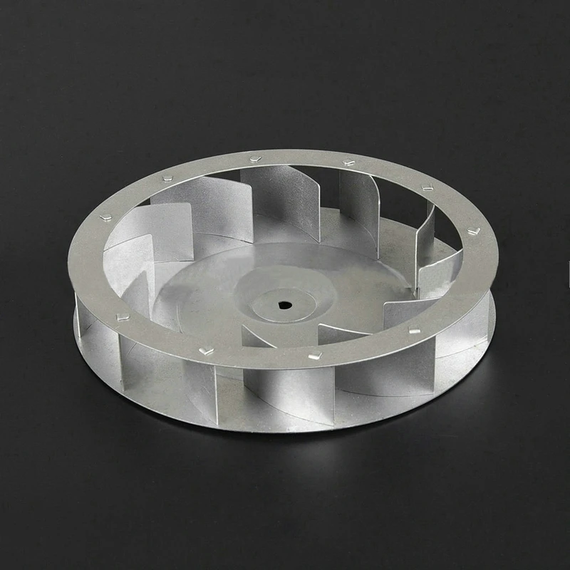 

Fan Fan Wind Wheel High Temperature Motor Parts Centrifugal Fan Blades Galvanized Steel Replacement Kitchen Oven Impeller Oven