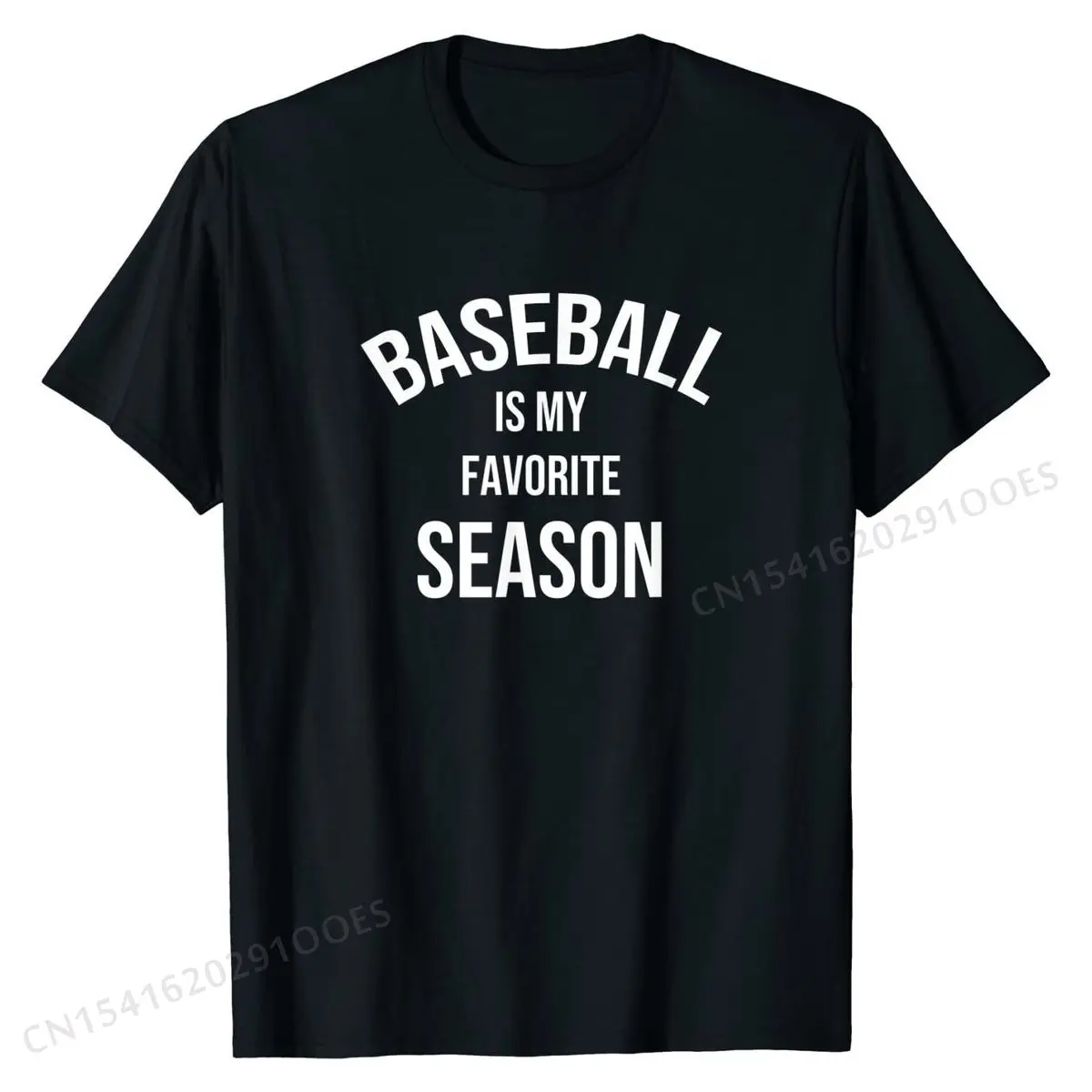 Saying for Sports Lovers Baseball Is My Favorite Season T-Shirt CasualCustom T Shirt Funky Cotton Boy Top T-shirts