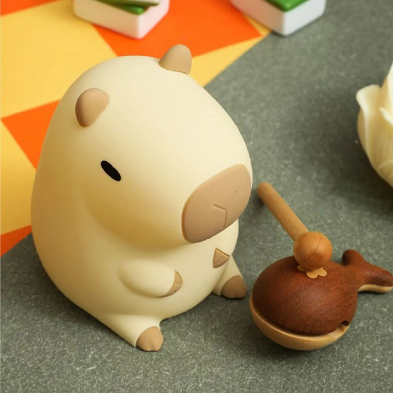 Capybara Night Light Beside Lamp LED Night Lamp for Bedroom Living Room Breastfeeding Bedroom Decor Kids Gift