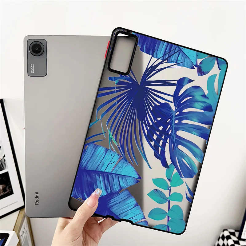 Palm Tree Leaves Plant Tablet Case For Xiaomi Pad 6S Pro 12.4 Inch Mi Pad 6 5 Pro 11 Protective Case For Redmi Pad SE 11