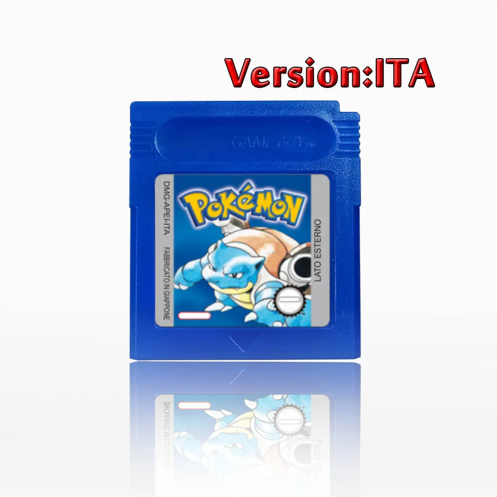 Pokemon 16 Bit Video Game Console Cartridge GBC Game Card Pokemon Series Blue Crystal Gold Green Red Silver Yellow USA Version image 3