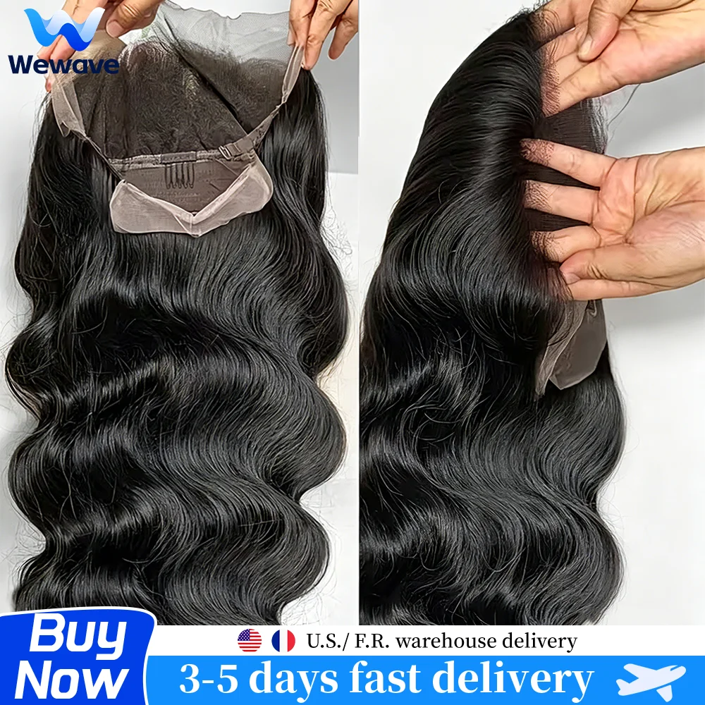 

32 Inch 13x6 Hd Lace Frontal Wig Body Wave Human Hair Wig Natural Color 200 Density Pre Plucked 13x4 Transparent Lace Front Wig
