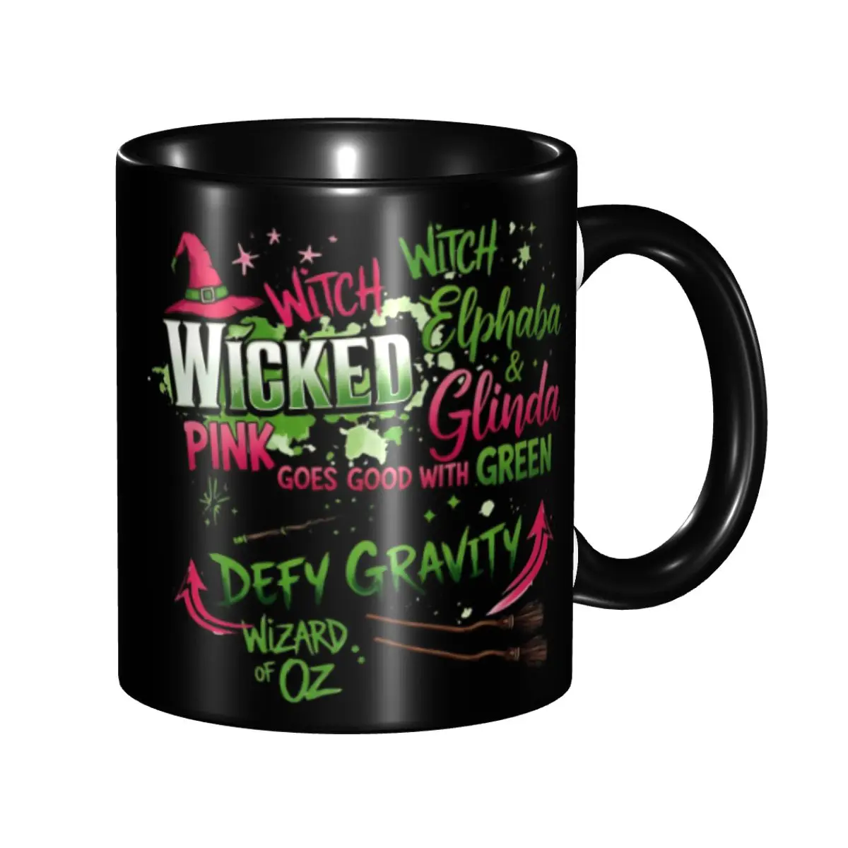 Aesthetic Wicked For Good Aesthetic Wicked For Good Coffee Mugs Novelty Tea Cups For Bedroom