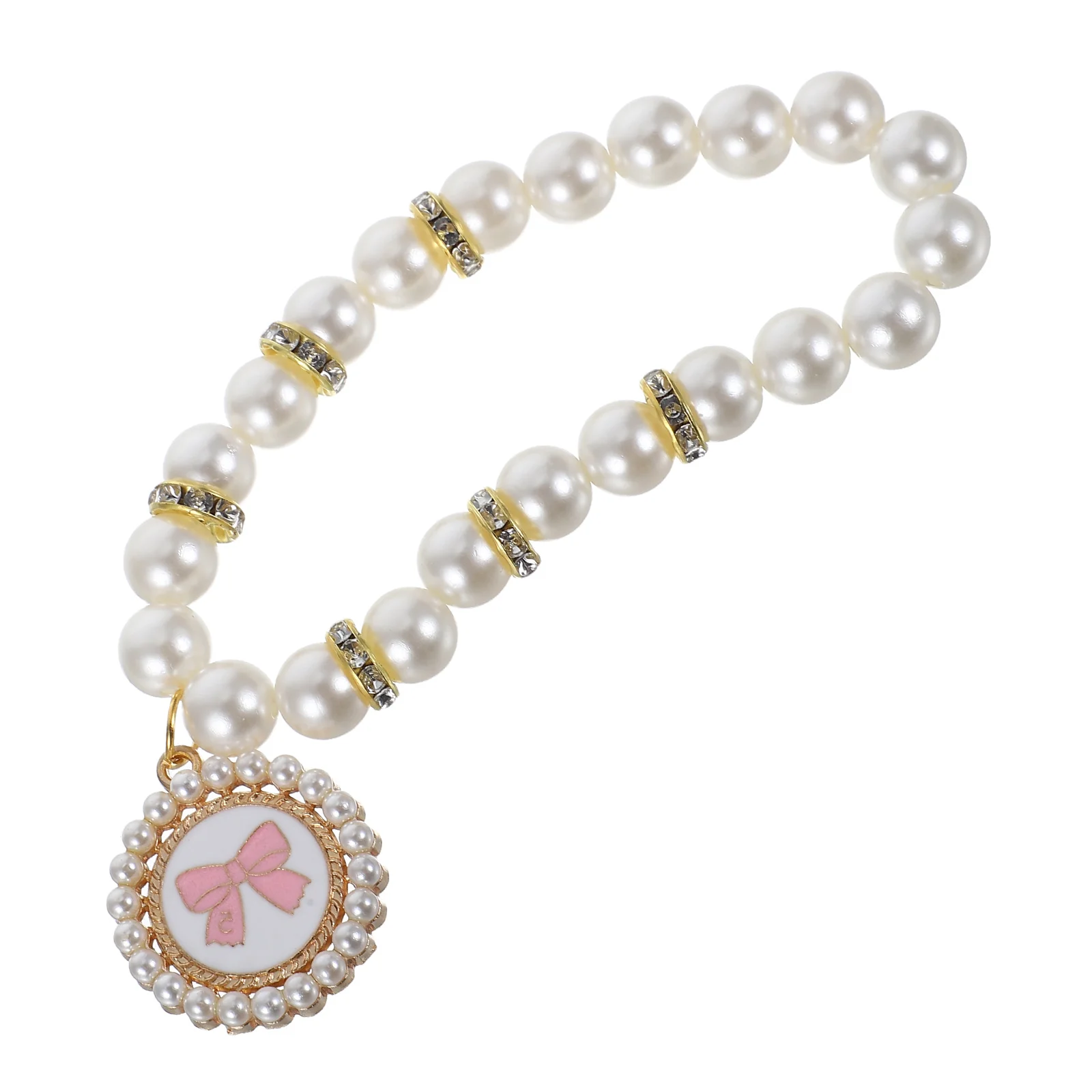 

Charm Pet Pearl Necklace Dog Collar ABS Necklaces For Medium Dogs Jewelry Large